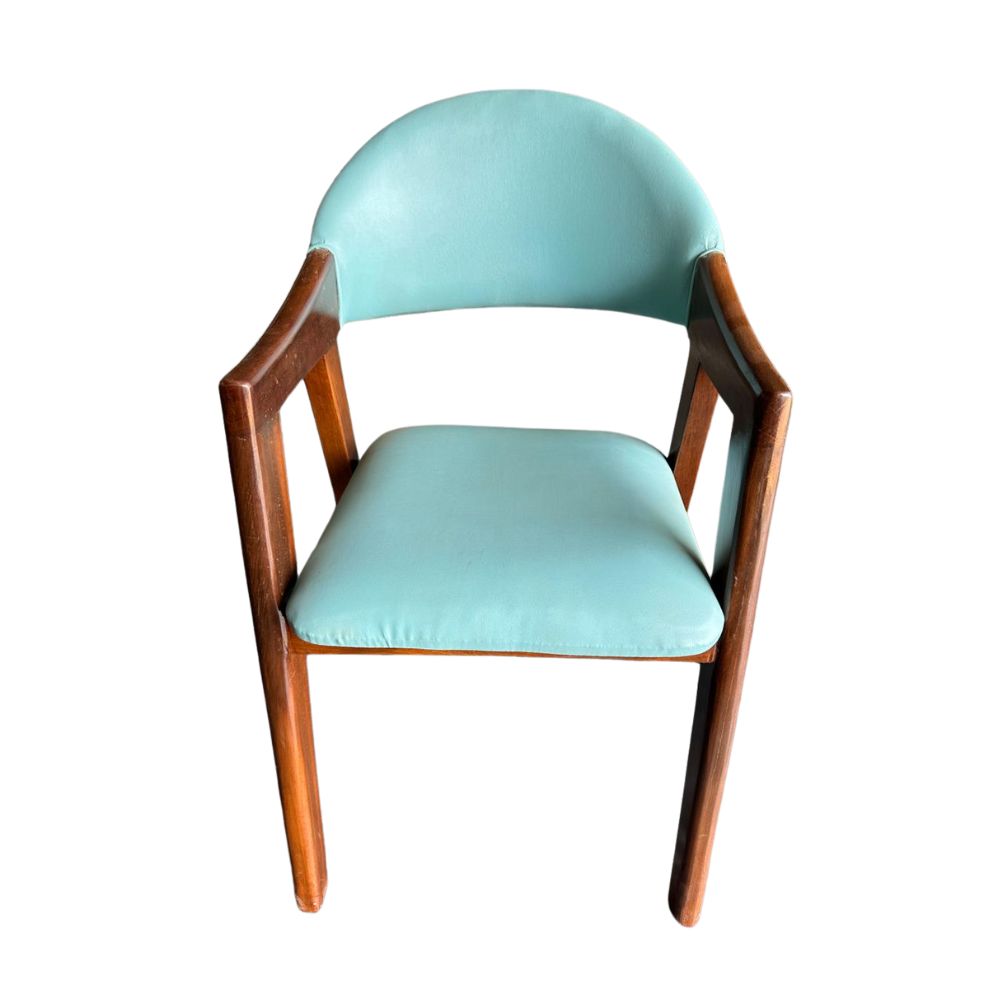 Brown Wooden Armless Chair ( Rudra Furniture)