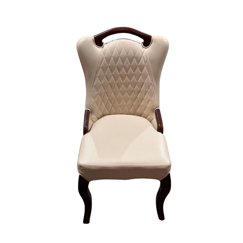 Brown Wooden Armless Chair ( Rudra Furniture)